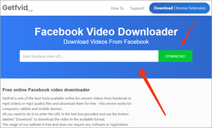 Getfvid: Facebook Video Downloader