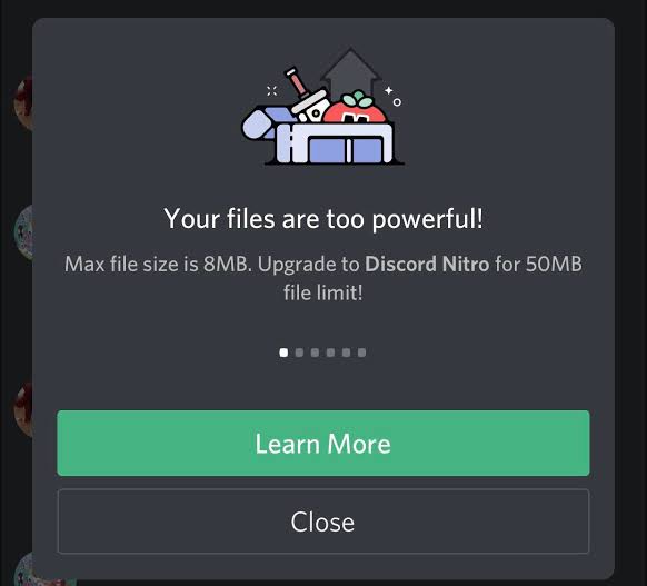 Your files are too powerful! How to bypass file size limit on Discord?