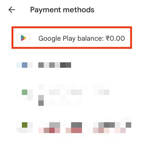 Google Play Balance 