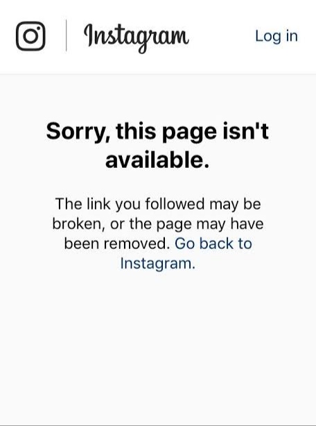 What Causes "Sorry, this page isn't available" On Instagram?

