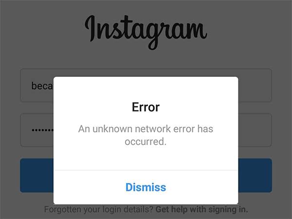 The Instagram Servers Are Not Working/Down